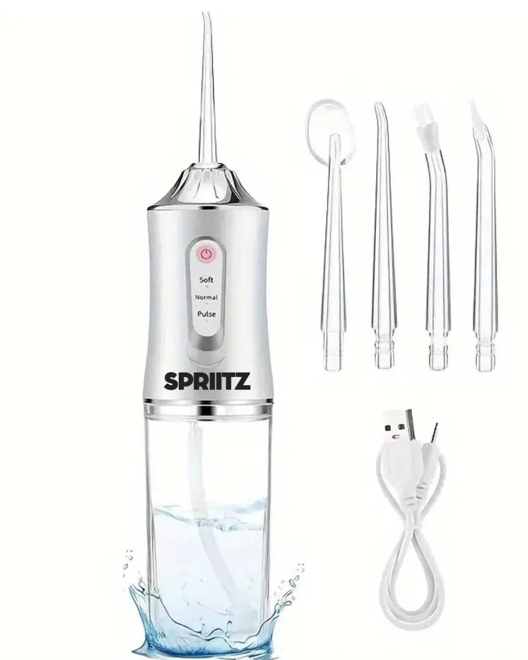 Spriitz Pure™  5-Mode Portable Oral Irrigator Water Flosser Spritzz