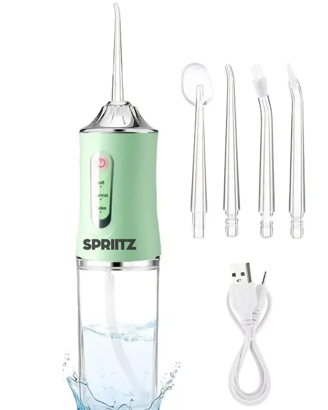 Spriitz Pure™  5-Mode Portable Oral Irrigator Water Flosser Spritzz